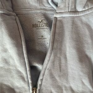 Hollister Gray Zip-Up Hoodie